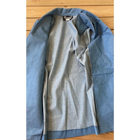 Diamond L Western Wear Button Up Blazer Jacket S - Picture 3 of 8